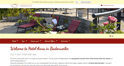 Desktop Screenshot of hotel-anna.de
